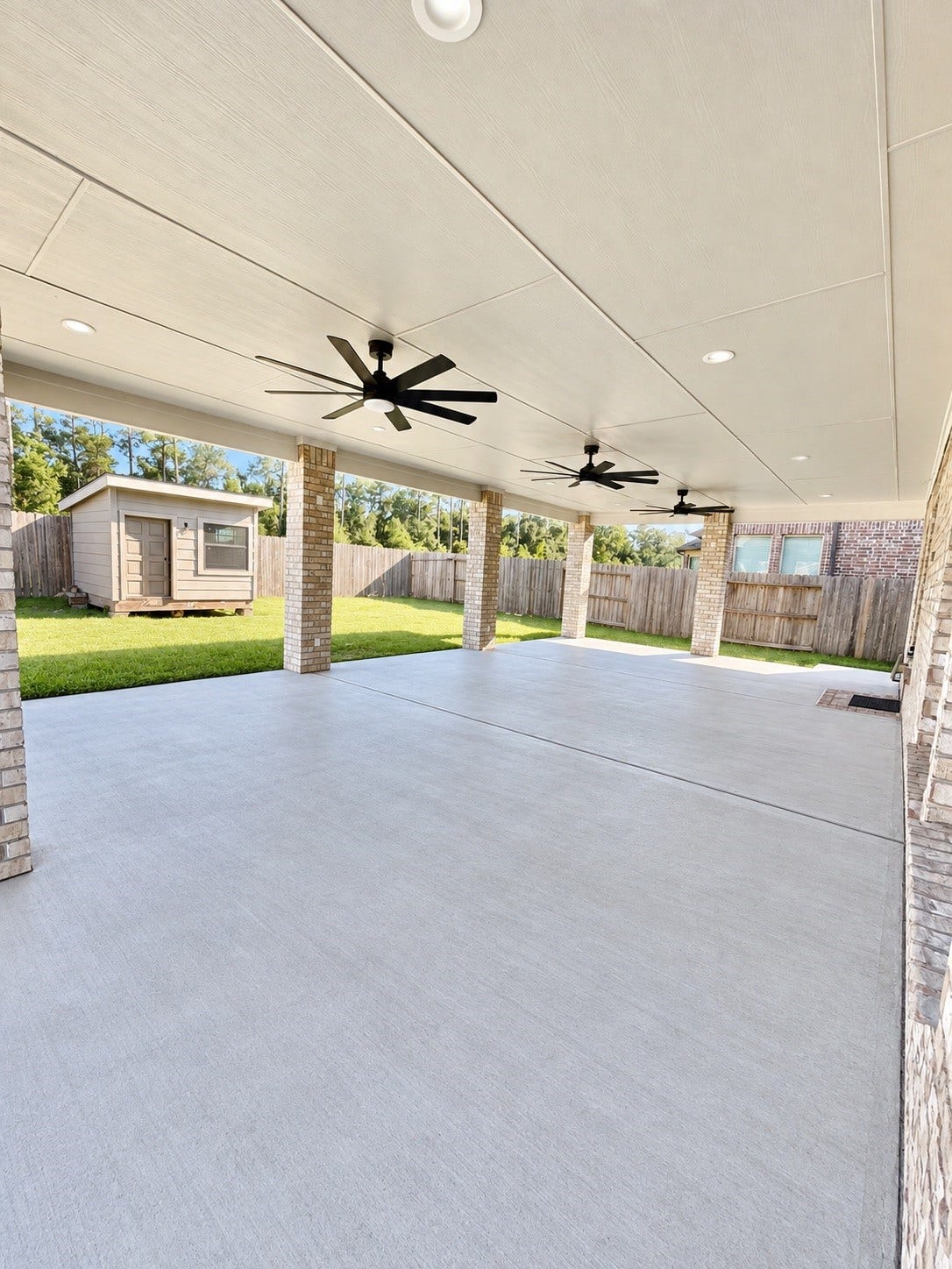 ANOTHER VIEW OF THE EXTENDED PATIO