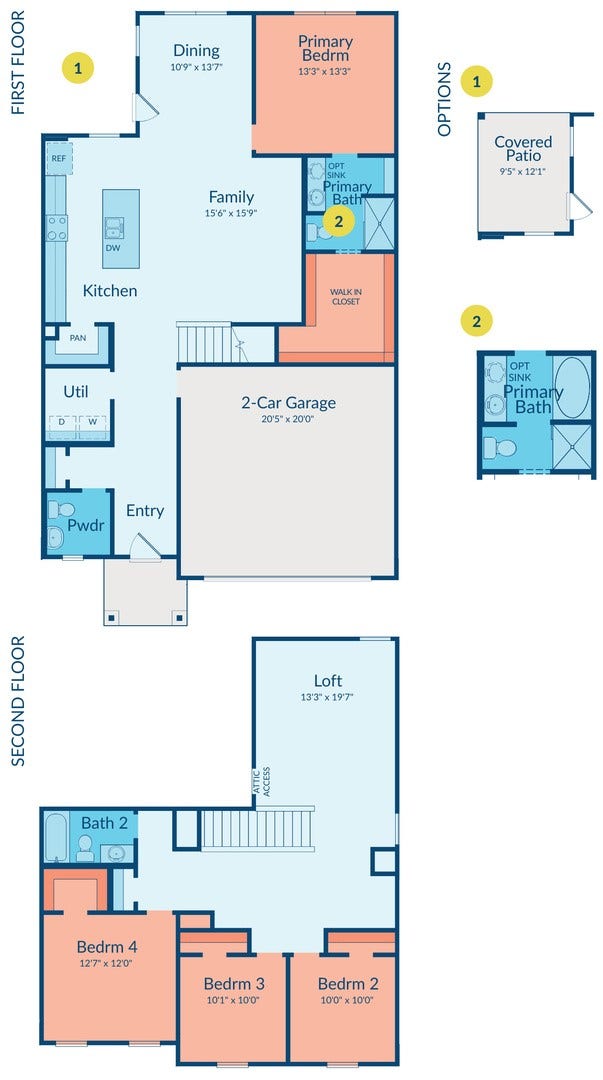 1020 Hawk Gate Lane, Katy, TX 77493 Mosaic - Floorplan