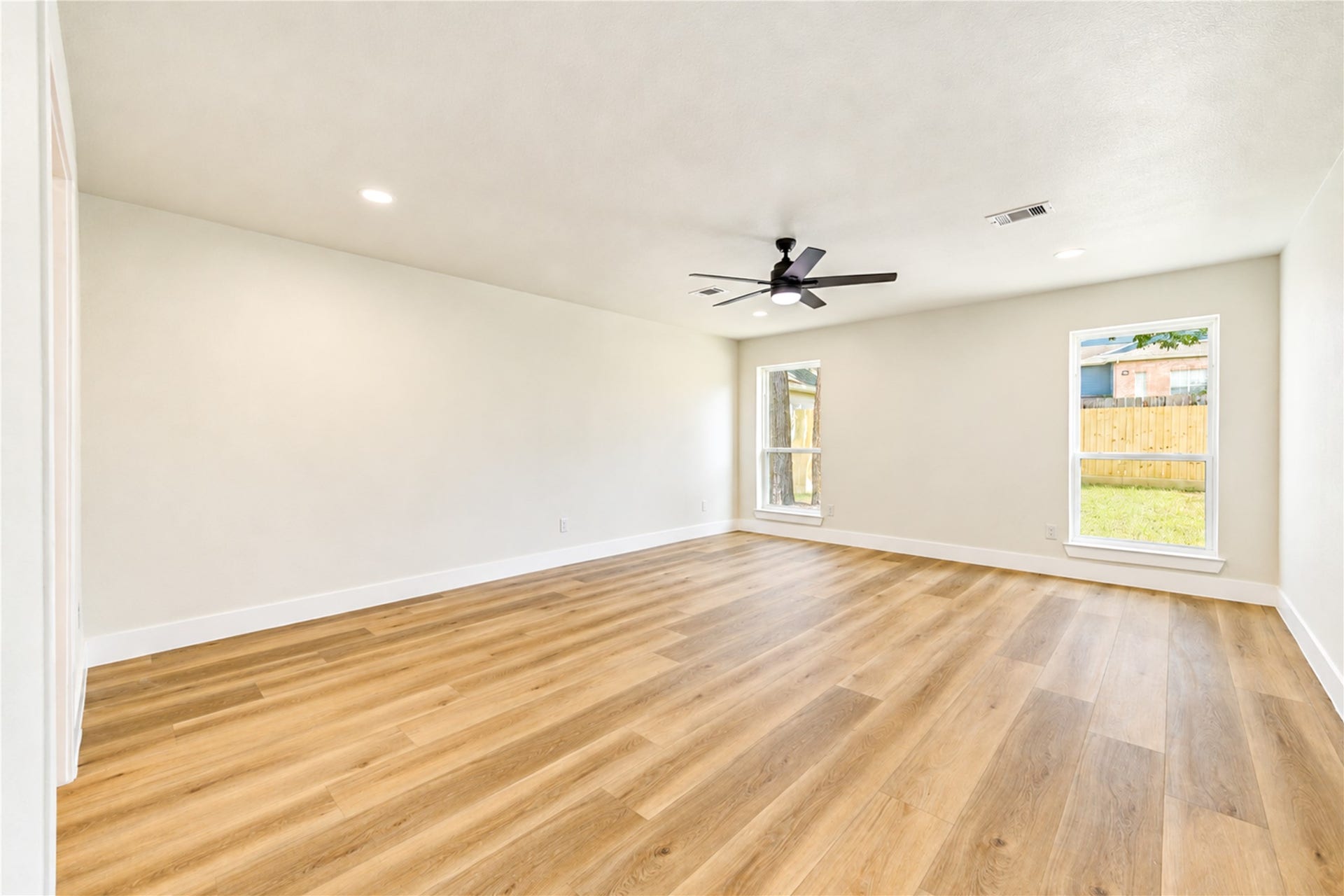 Large primary bedroom