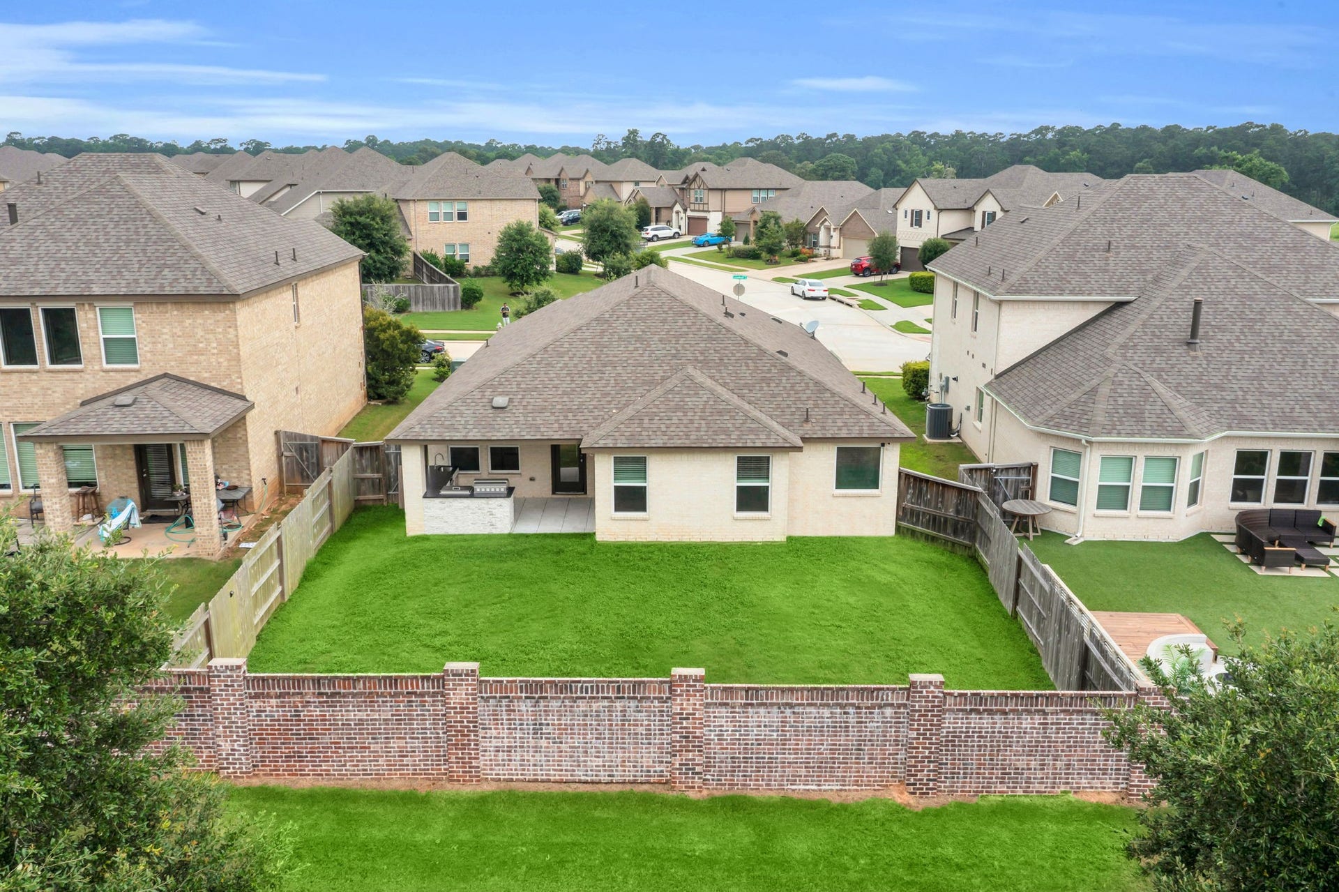 2082 Gadwall drive, Conroe, TX 77384 Arial view