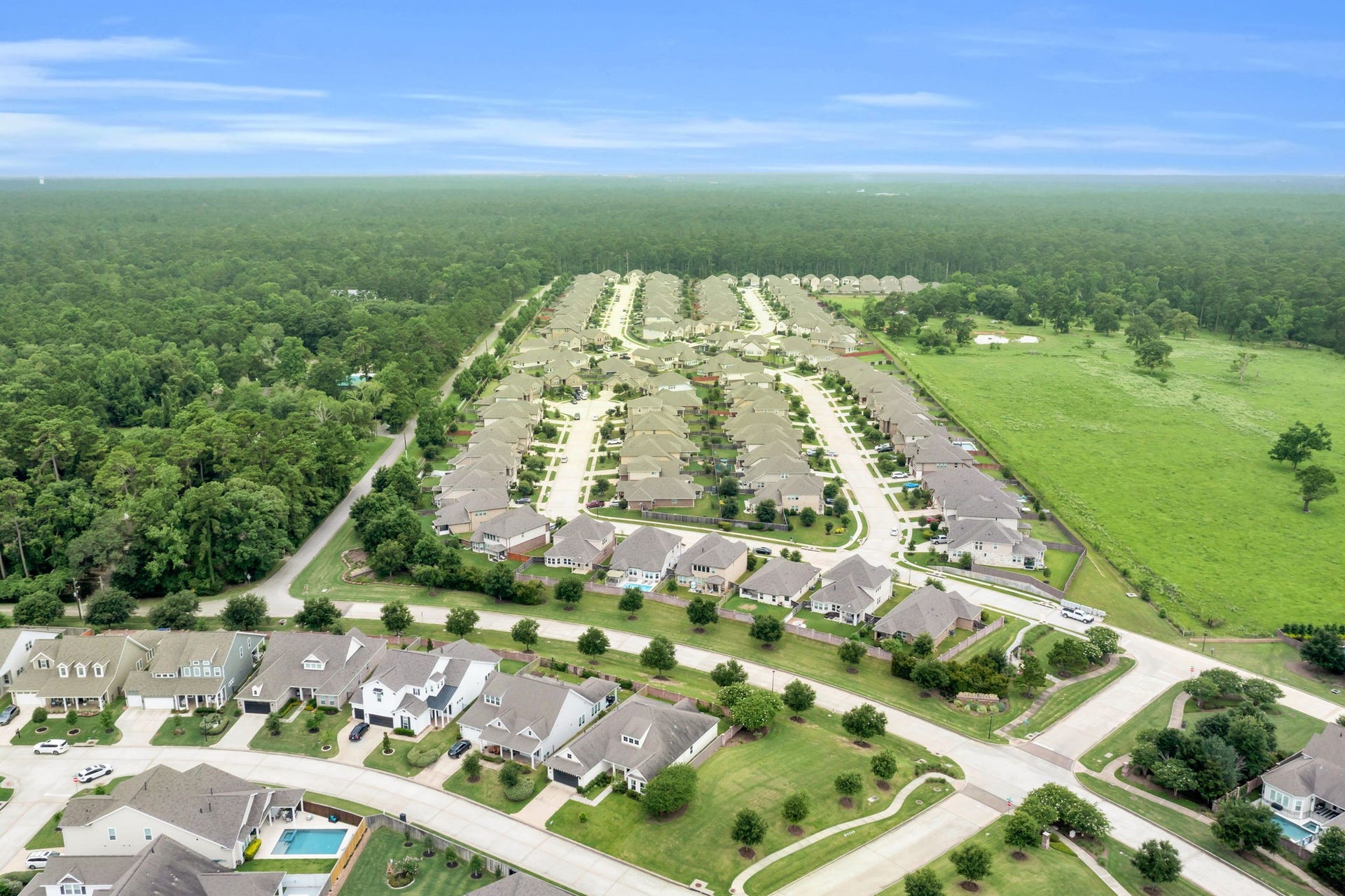 2082 Gadwall drive, Conroe, TX 77384 Arial view