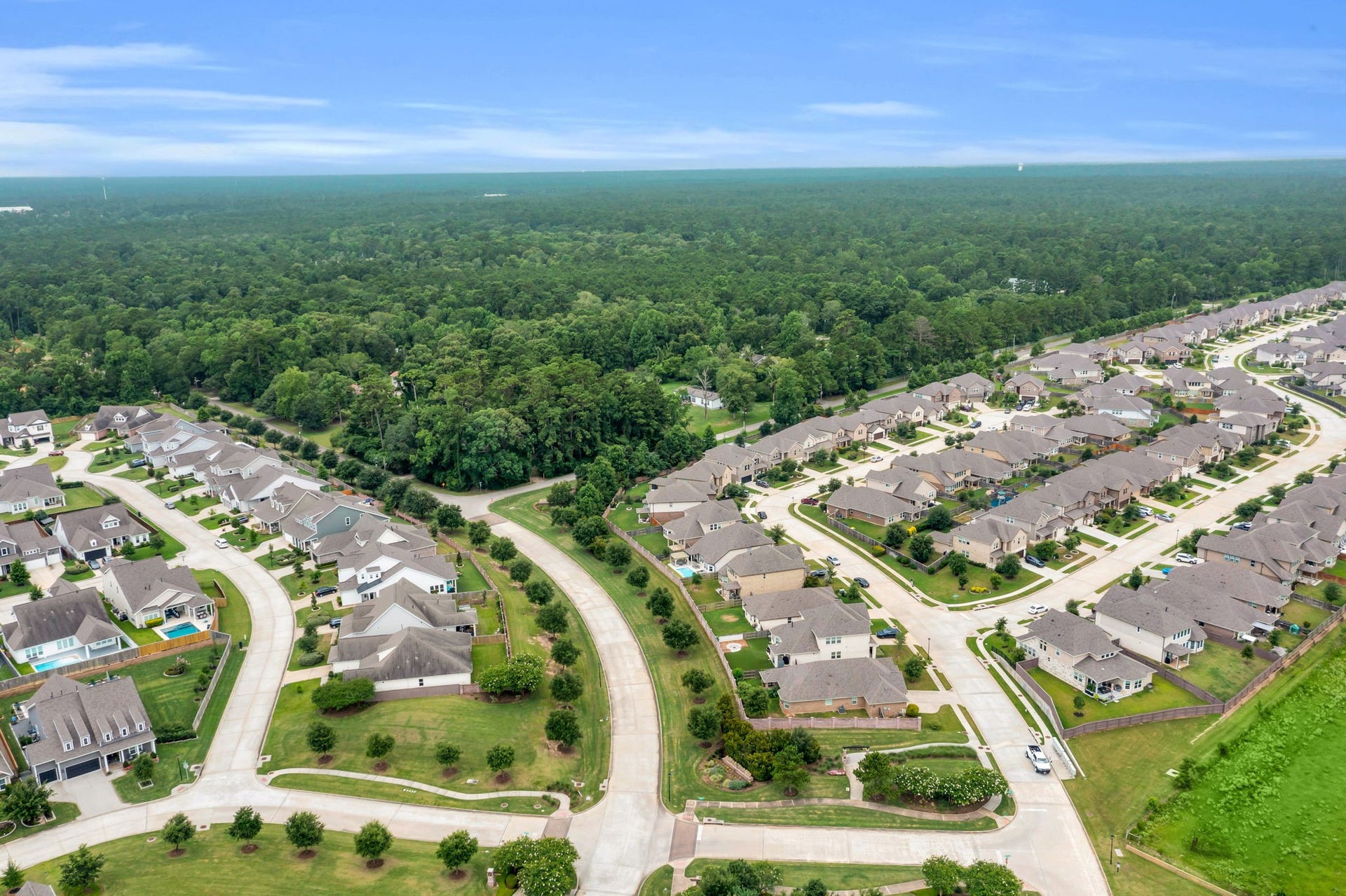 2082 Gadwall drive, Conroe, TX 77384 Arial view