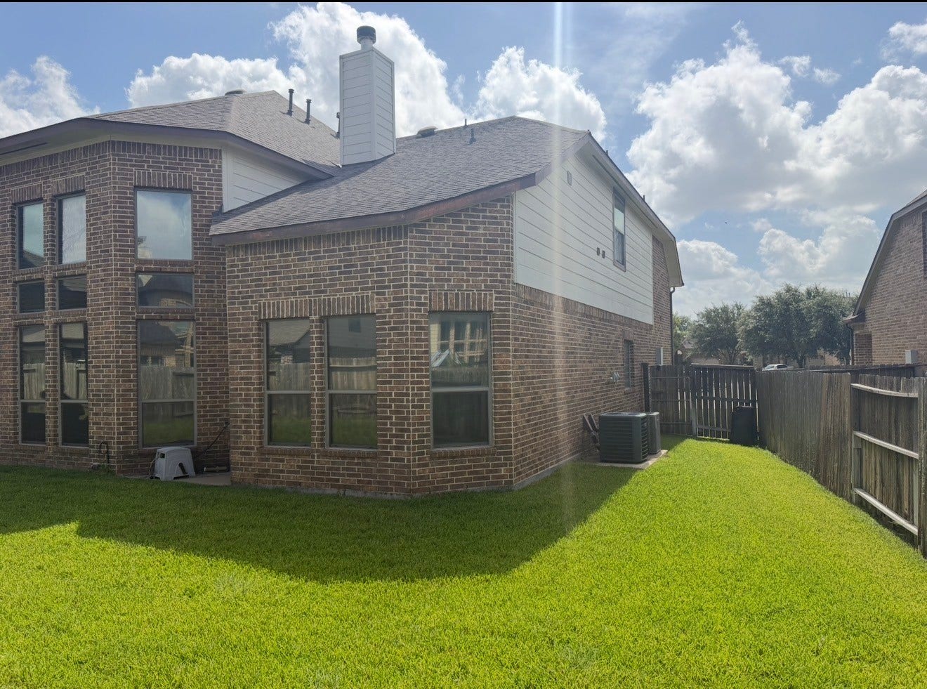 13407 Great Creek Drive, Pearland, TX 77584 Backyard Side View