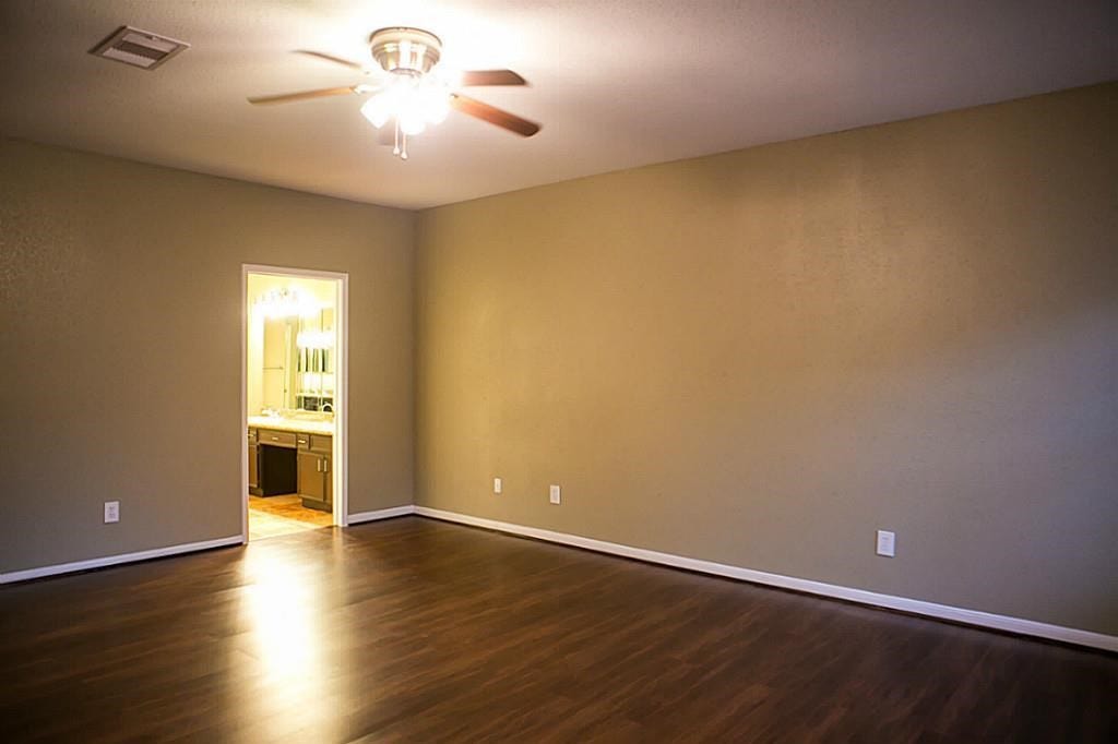 Master bedroom with fresh paint
