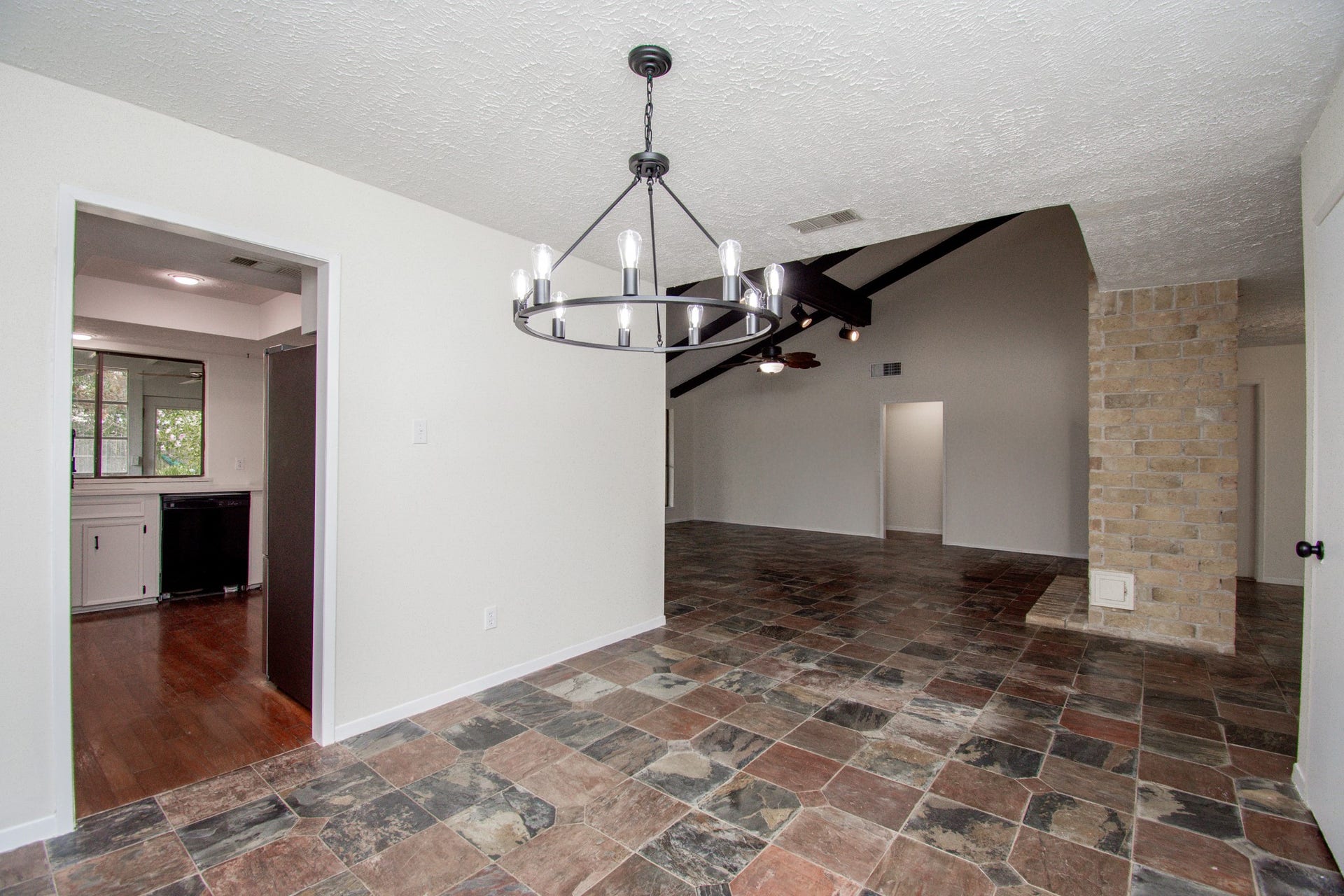 2507 Sage Brush Lane, Sugar Land, TX 77479 Formal dining area with updated light fixture!