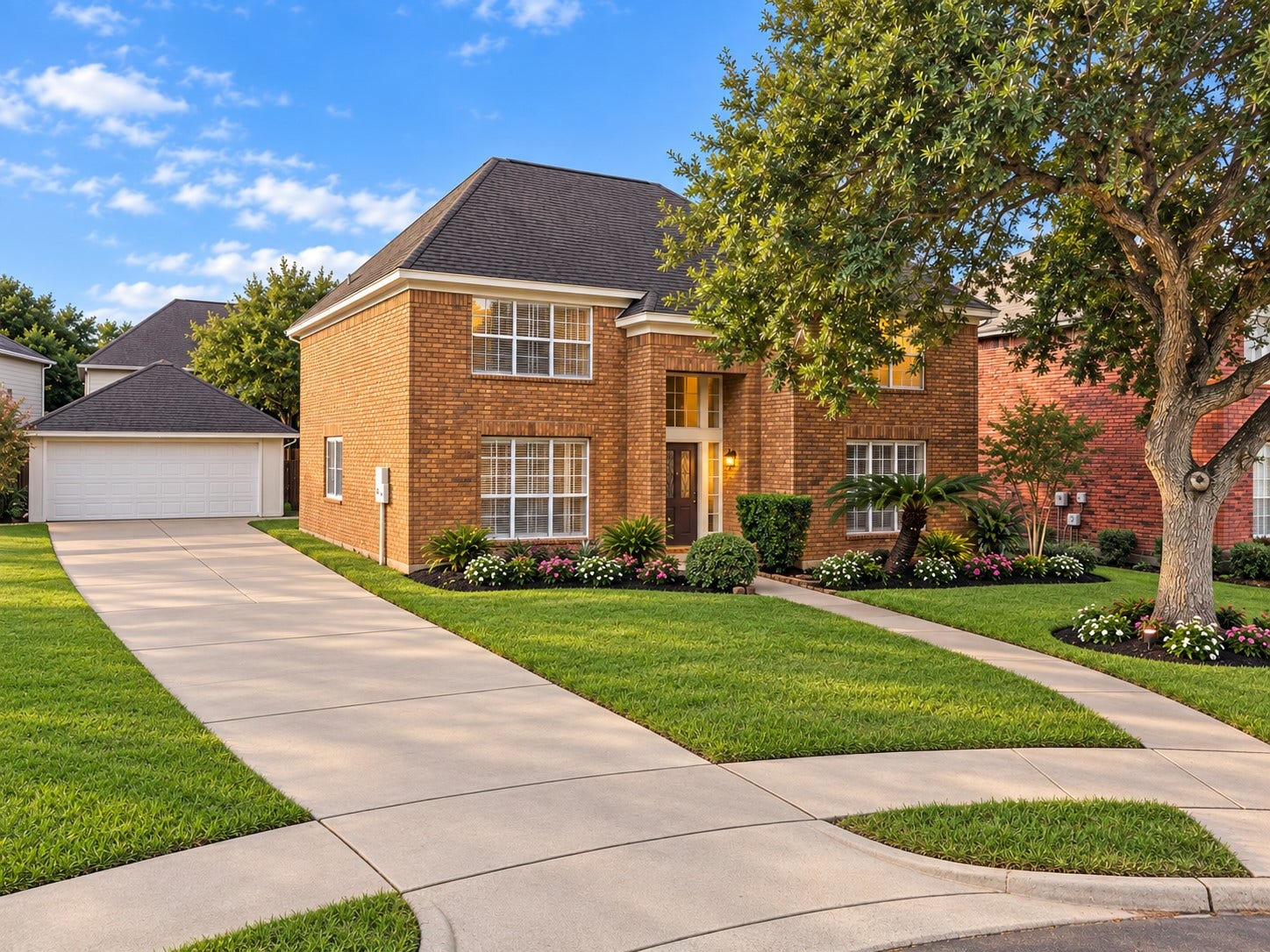 2108 Cherry Hills Drive, League City, TX 77573 Meticulously maintained by its original owner, this impressive home is beautifully situated on a quiet cul-de-sac lot in the highly sought-after gated community of South Shore Harbour.