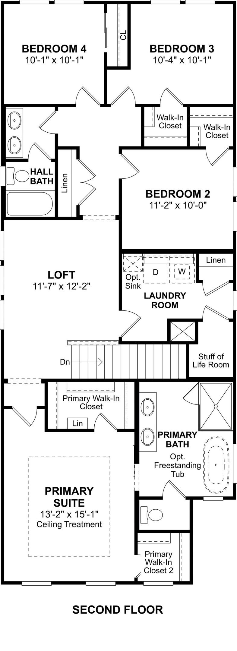 4506 Leon Meadow Lane, Houston, TX 77048 The San Antonio floor plan by K. Hovnanian Homes. 2nd Floor shown. *Prices, plans, dimensions, features, specifications, materials, and availability of homes or communities are subject to change without notice or obligation.
