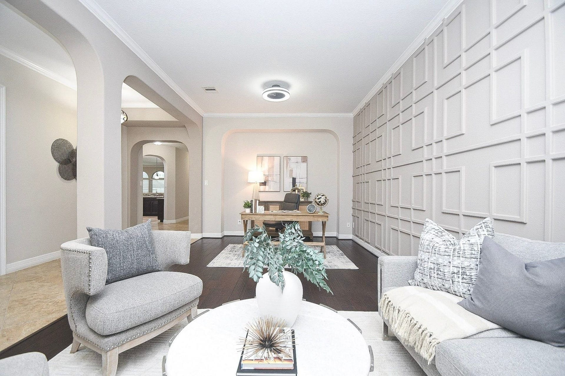 Beautiful architectural details with flexible space for a variety of uses