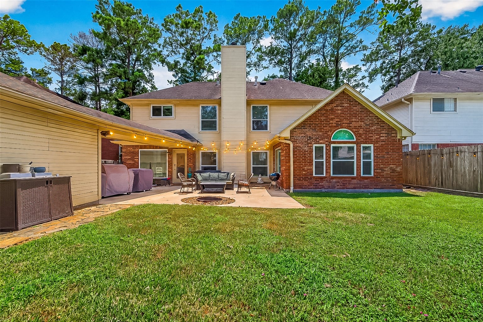 12906 Peach Meadow Drive, Cypress, TX 77429 Spacious backyard just perfect for entertaining!