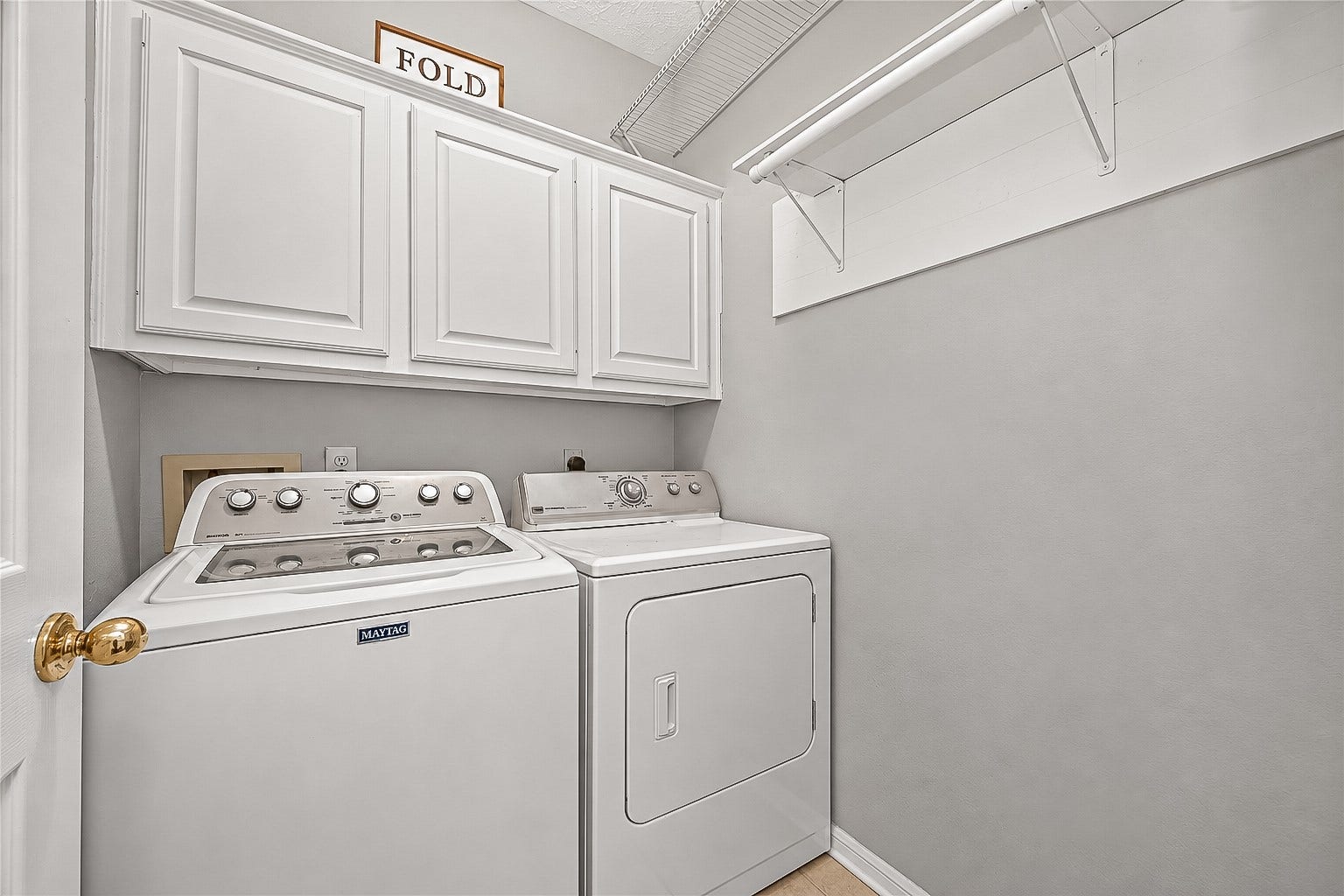 12906 Peach Meadow Drive, Cypress, TX 77429 Utility Room located on the first floor. Washer and Dryer to stay with home.