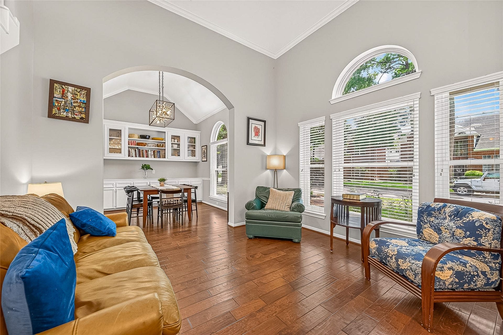 12906 Peach Meadow Drive, Cypress, TX 77429 This space offers tons of natural light and flows right into your dining area.