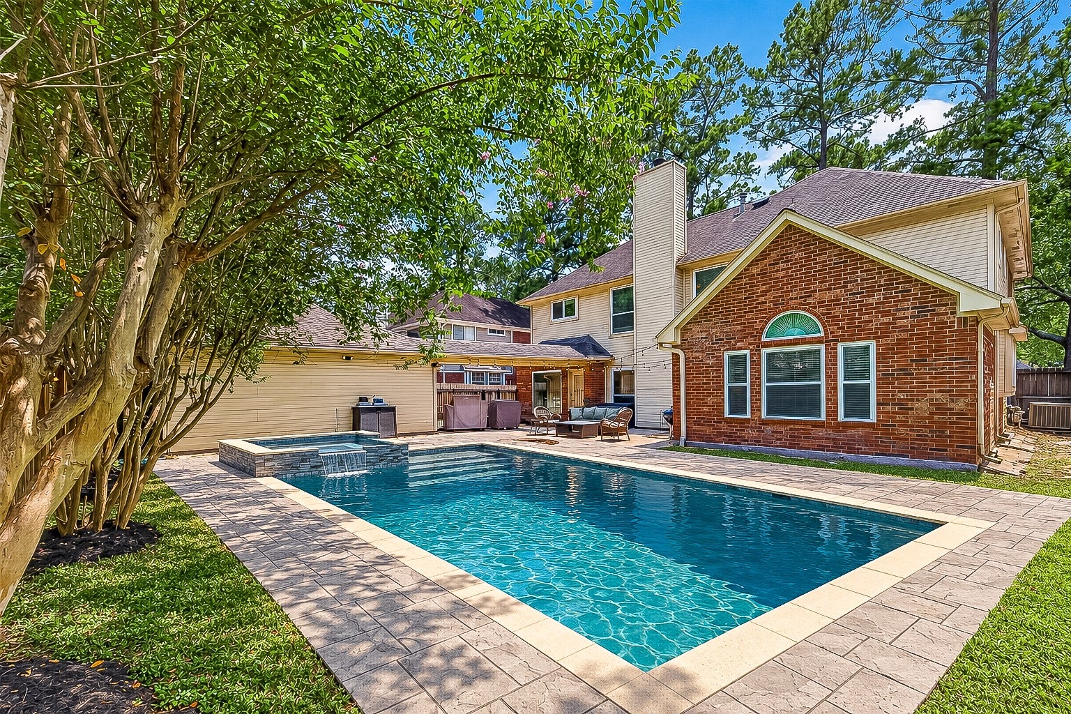 12906 Peach Meadow Drive, Cypress, TX 77429 Virtually-Generated Pool Concept. This home does not have a pool.