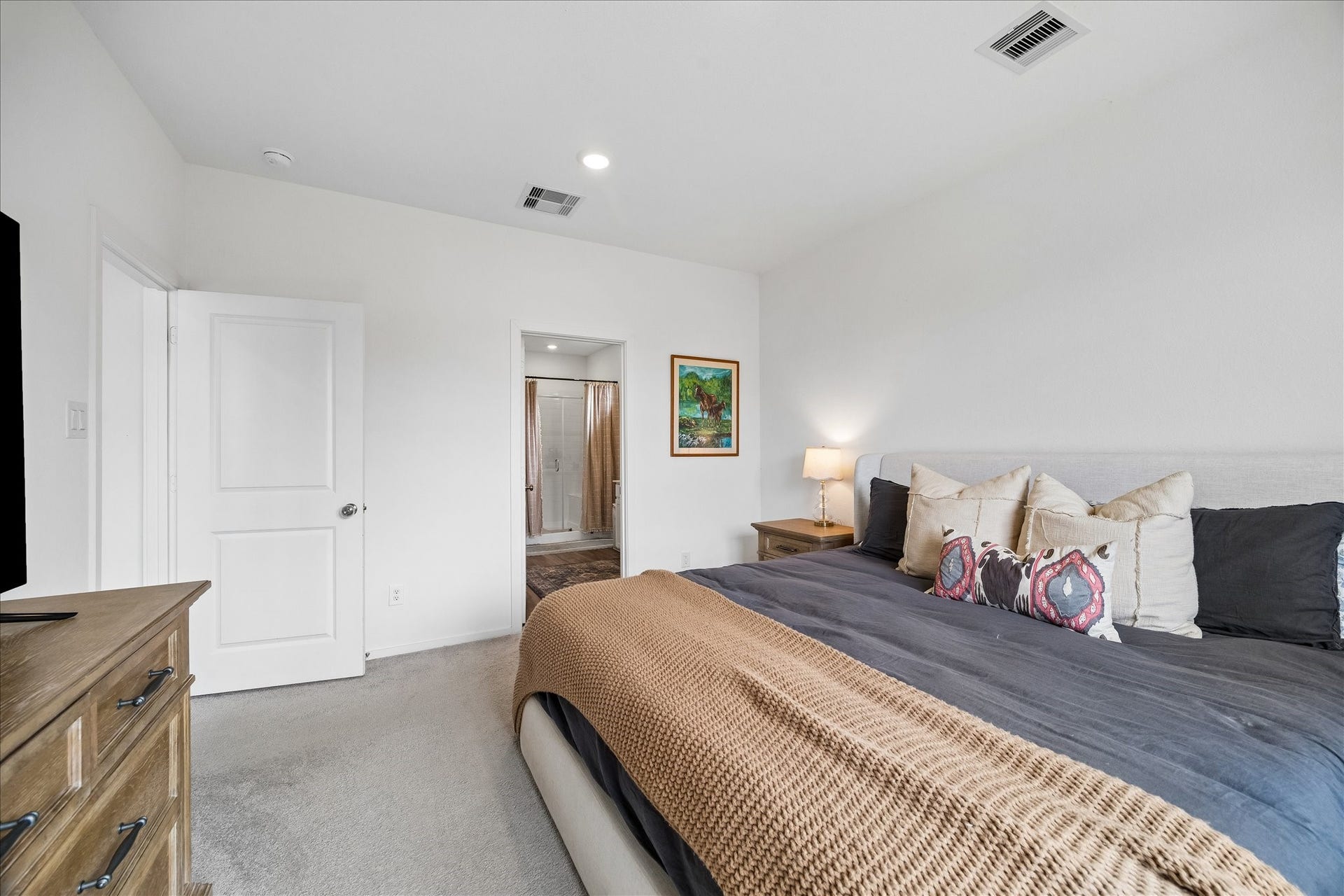 4322 Banfield Hills Lane, Baytown, TX 77521 Primary bedroom view from the windows.