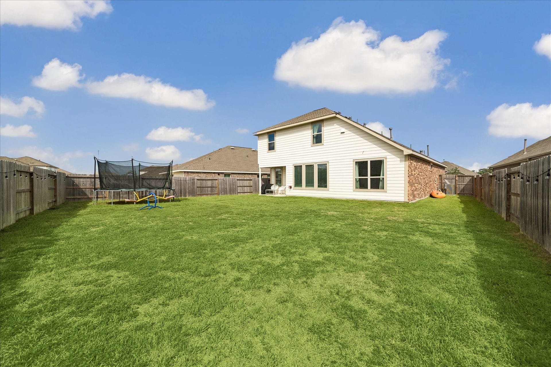 4322 Banfield Hills Lane, Baytown, TX 77521 A very large yard for entertaining, recreation, or a pool!