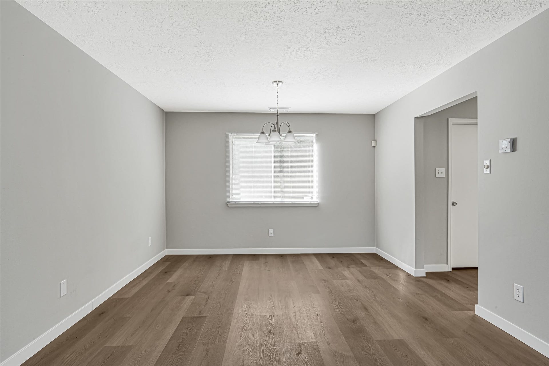 Inviting dining area conveniently located near the kitchen and main living spaces
