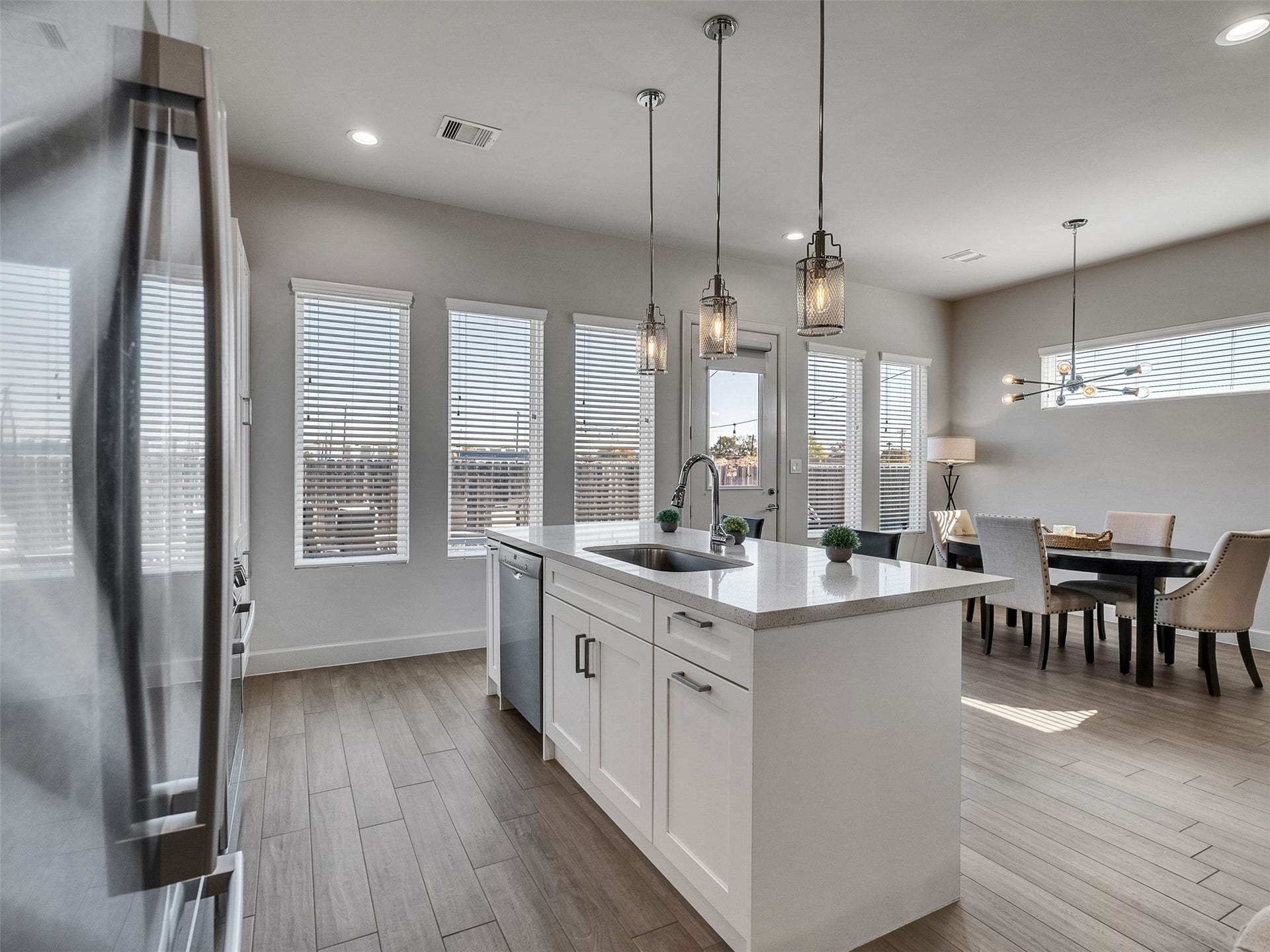 The heart of the home, where designer style meets functional living.