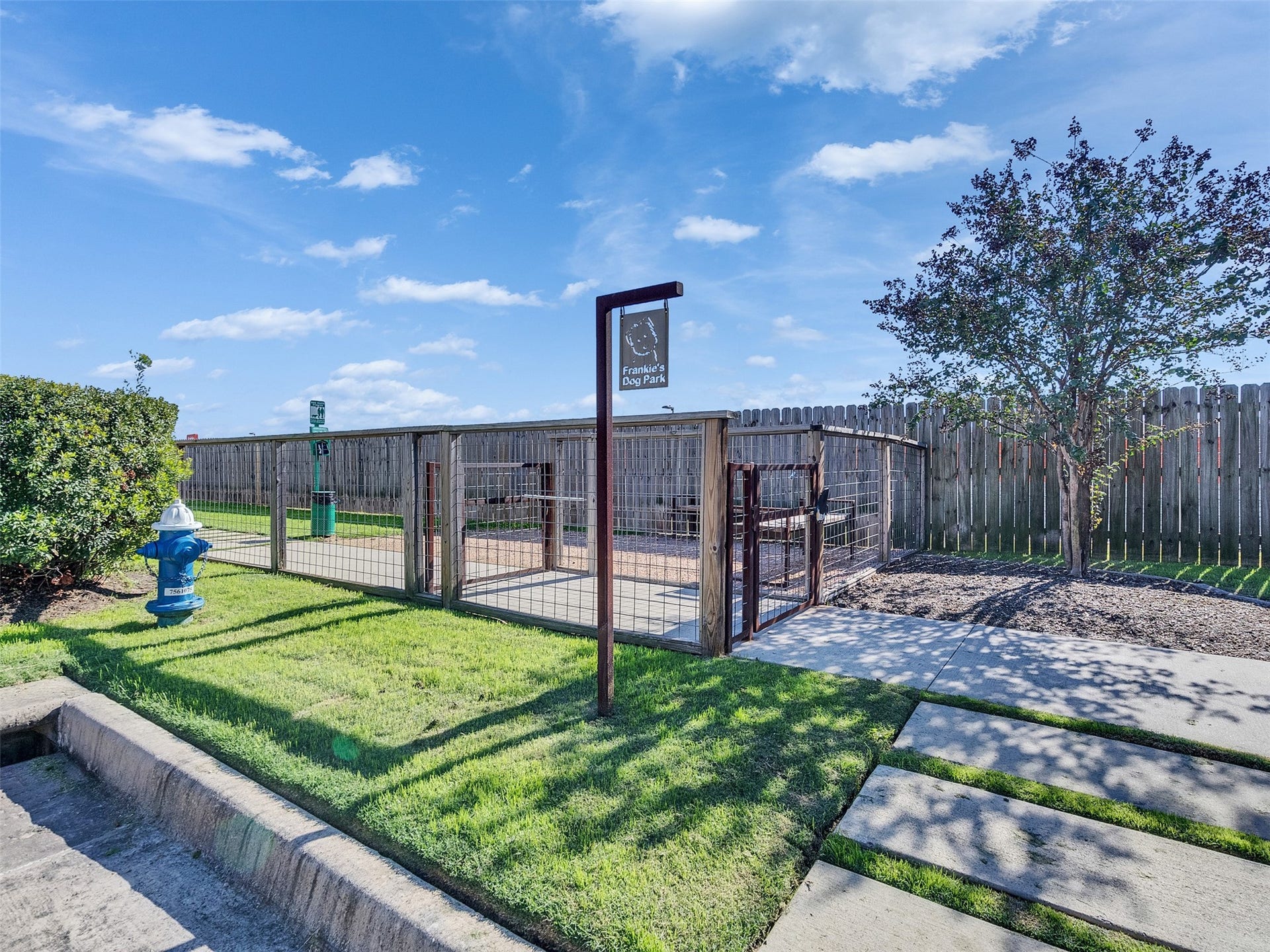 A secure, well-kept space for your furry friends to run and play.