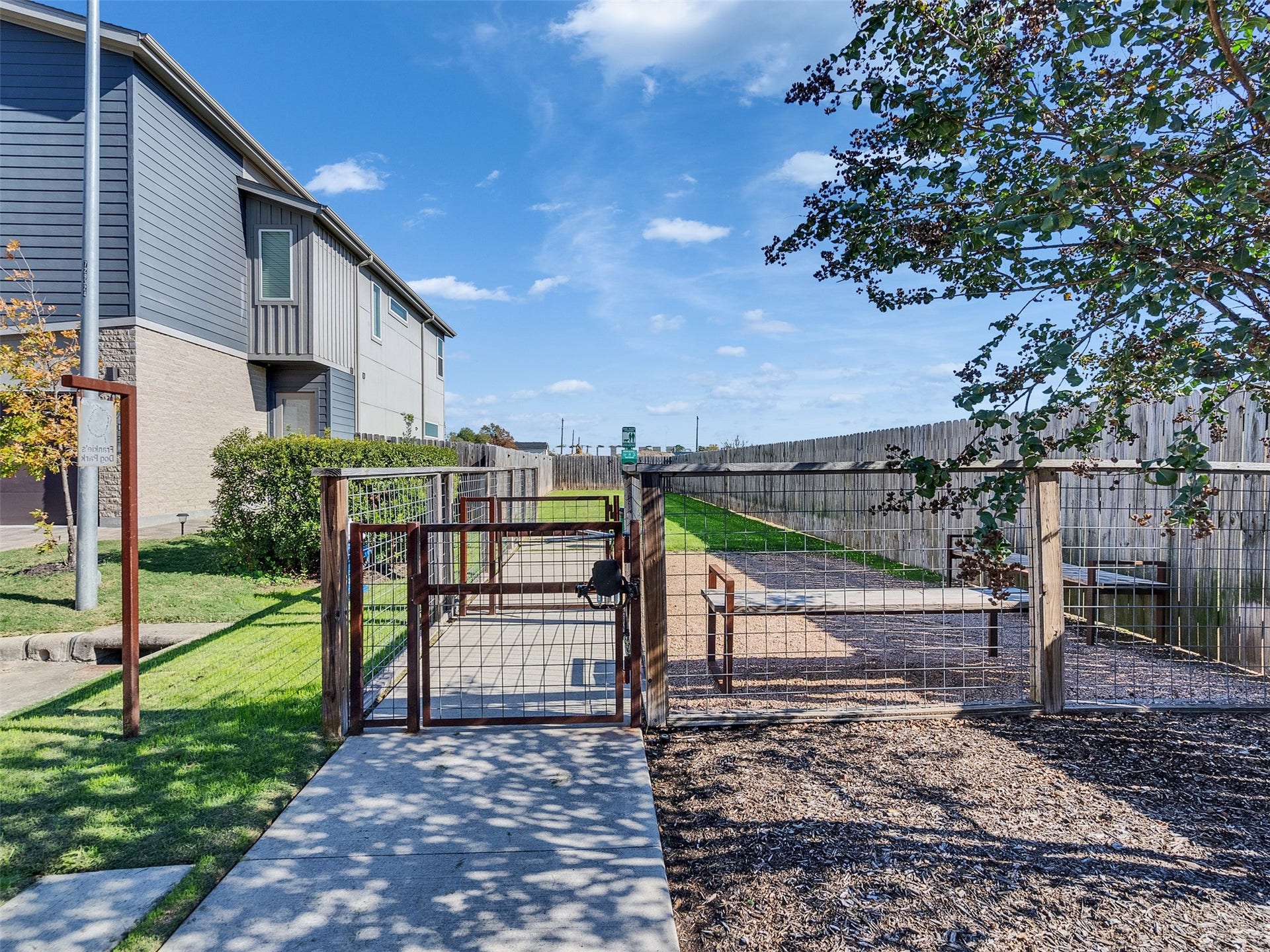 Incredible convenience: The private Rio Dog Park is just steps from your door.