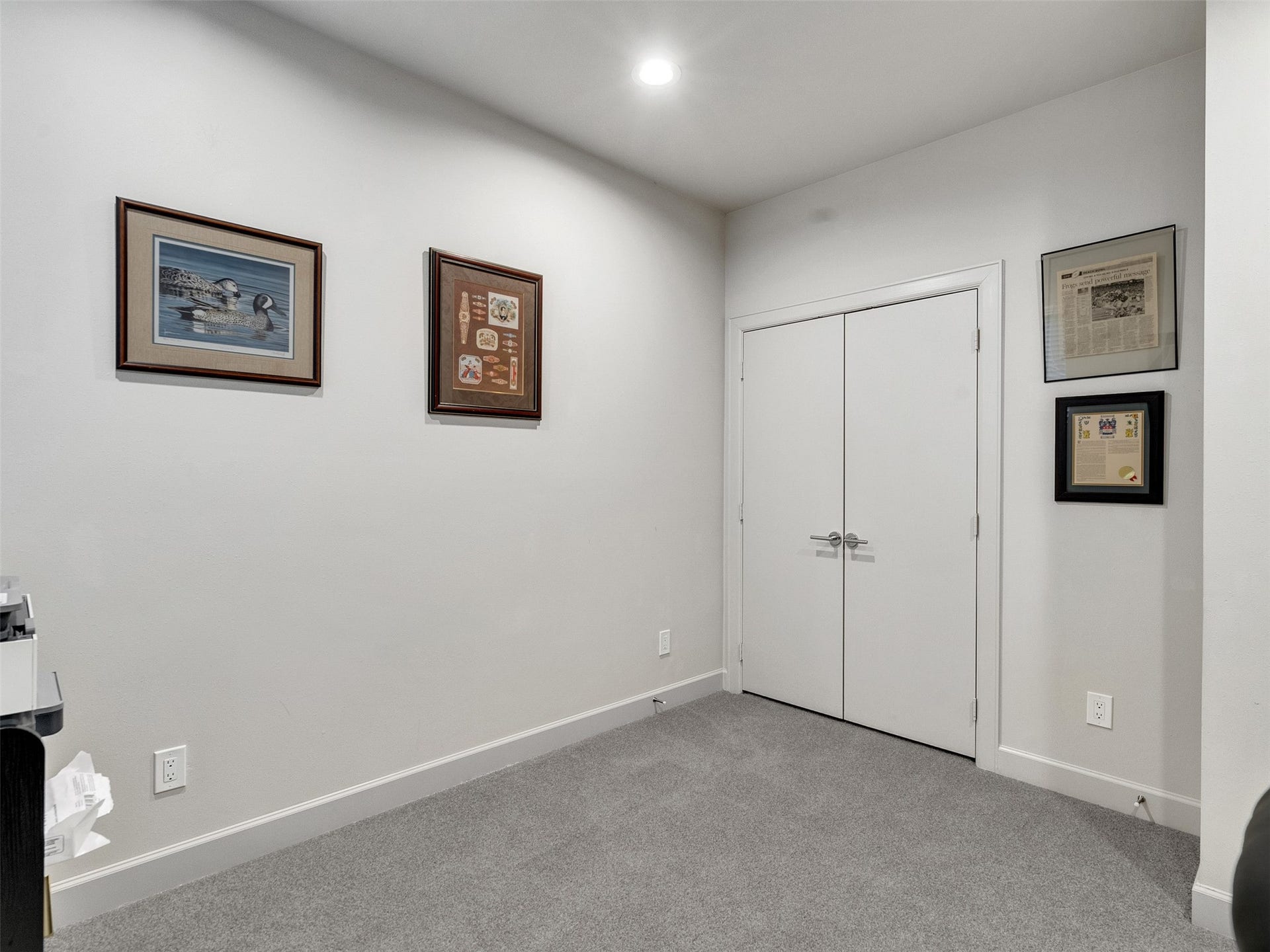Ample storage and bright finishes continue through every room.