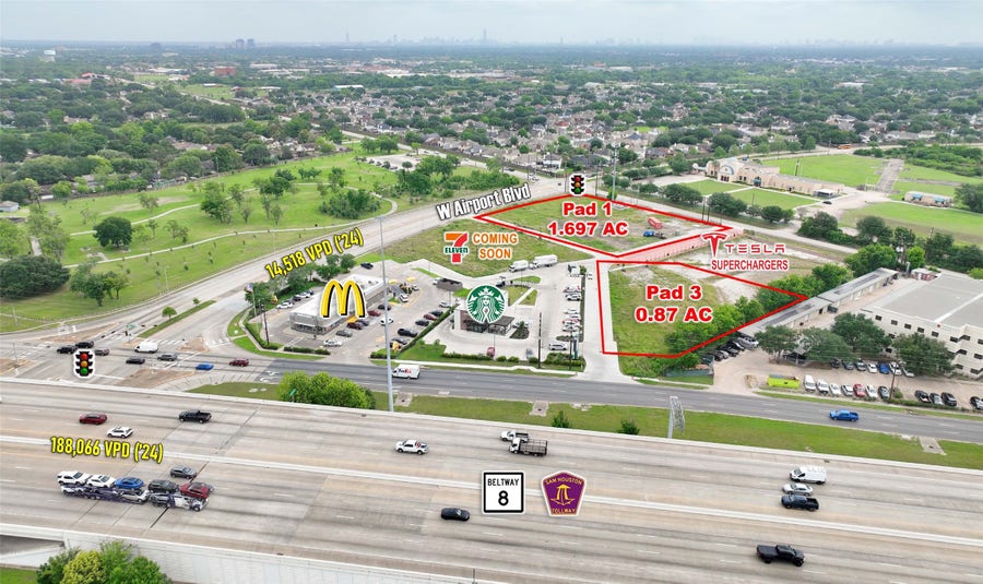 Property photo for Pad 3 W Airport Boulevard, Houston, TX