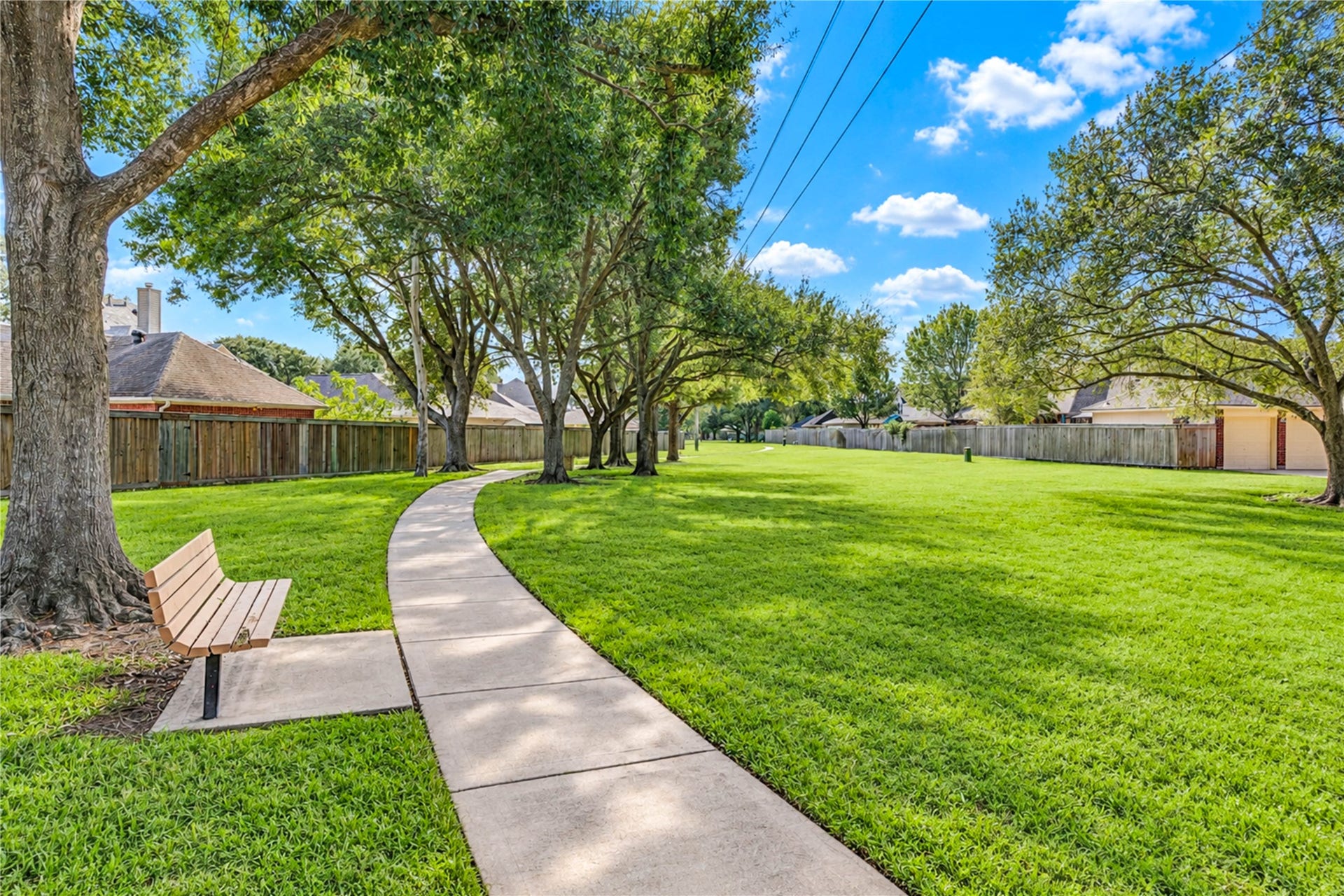 23338 Grand Springs Drive, Katy, TX 77494 Situated adjacent to the property this hike and bike trail provides a 3 minute walk to highly ranked Fielder Elementary. Continue on the path past the school to the iconic Greenway Village Gazebo Park as well as the neighborhood pool and park.