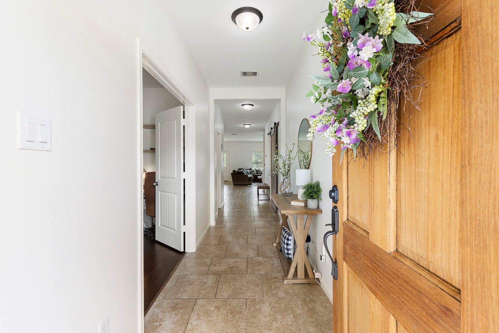 22810 Dale River Road, Tomball, TX 77375 Neutral paint and updated lighting throughout.