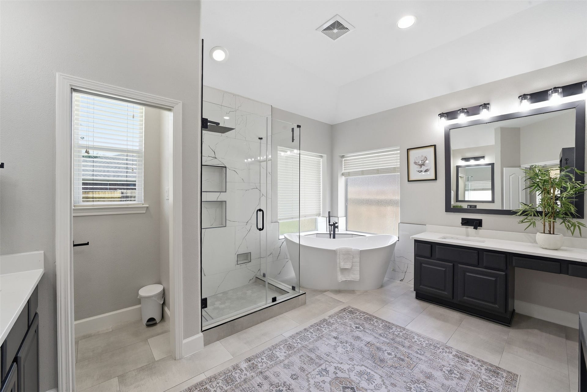 2710 Golden Larch Drive, Katy, TX 77494 The primary bathroom was updated in 2021.