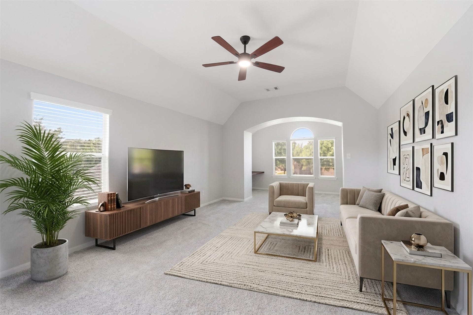 2710 Golden Larch Drive, Katy, TX 77494 The expansive gameroom has an additional space in the front that could be used as a craft area and there is also a game closet. *VIRTUALLY STAGED