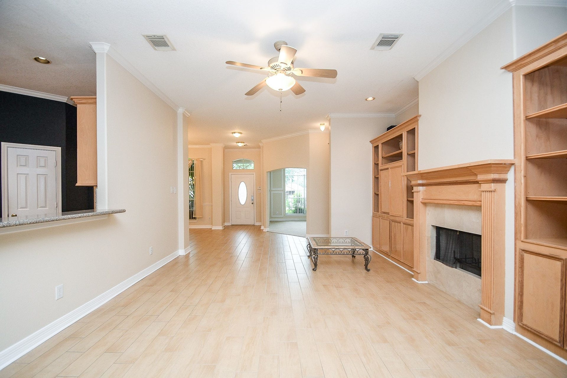 Bright and inviting entrance with abundant natural light.
