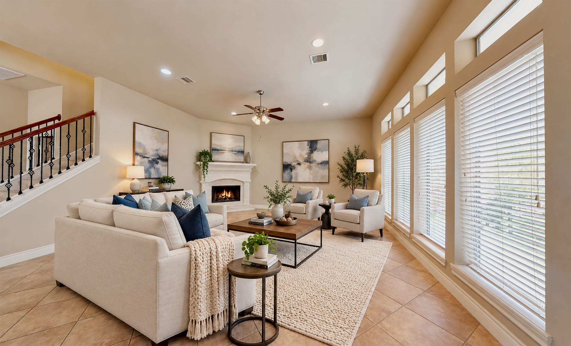 3502 Urban Woods Trail, Houston, TX 77008 To help you visualize this space, here's a virtual staging picture...