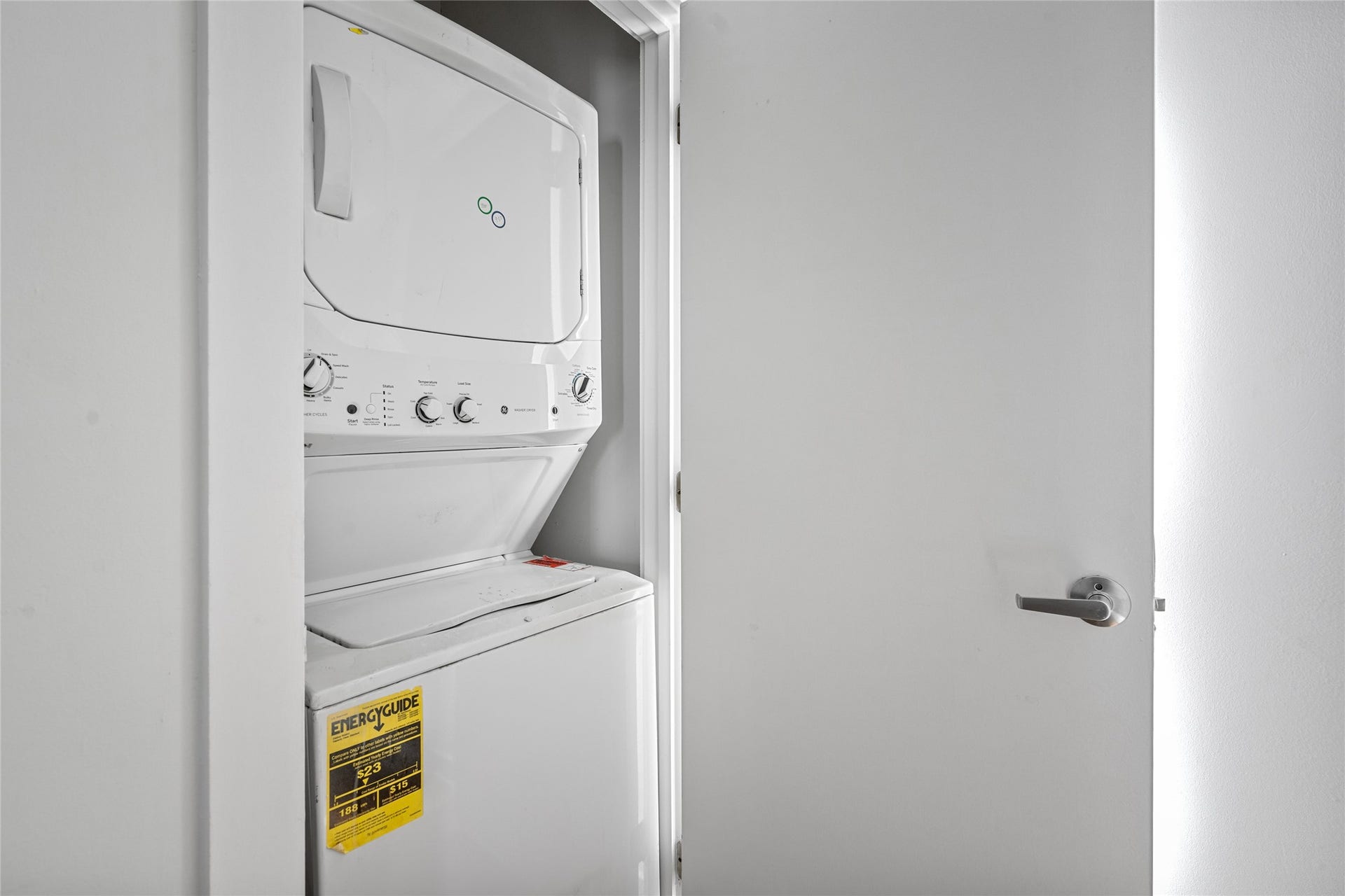 5712 Winsome Lane, #5, Houston, TX 77057 This utility closet is designed to accommodate a washer/dryer combo, offering a convenient and space-saving laundry solution.