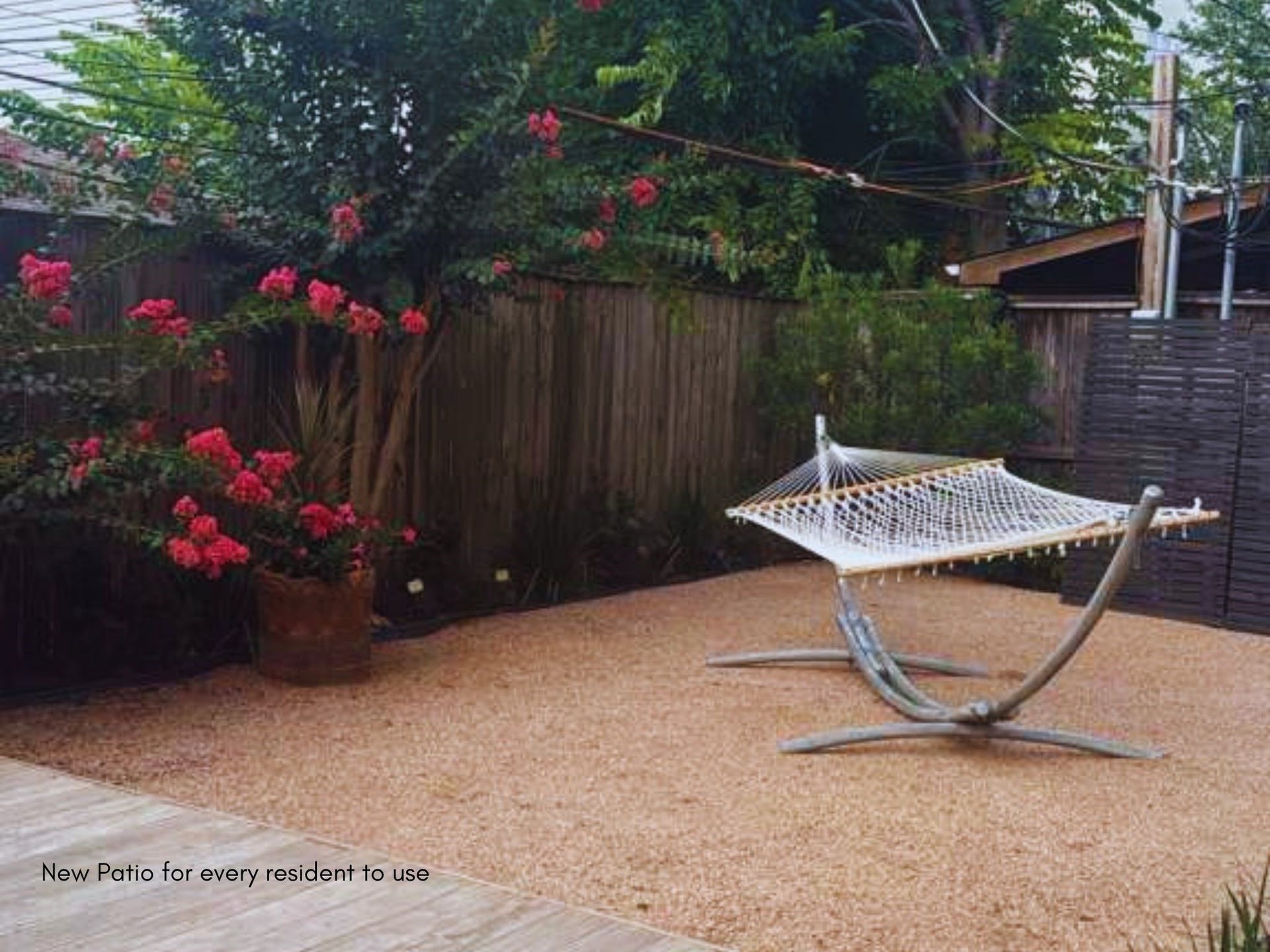 5712 Winsome Lane, #5, Houston, TX 77057 New patio for every resident to use.