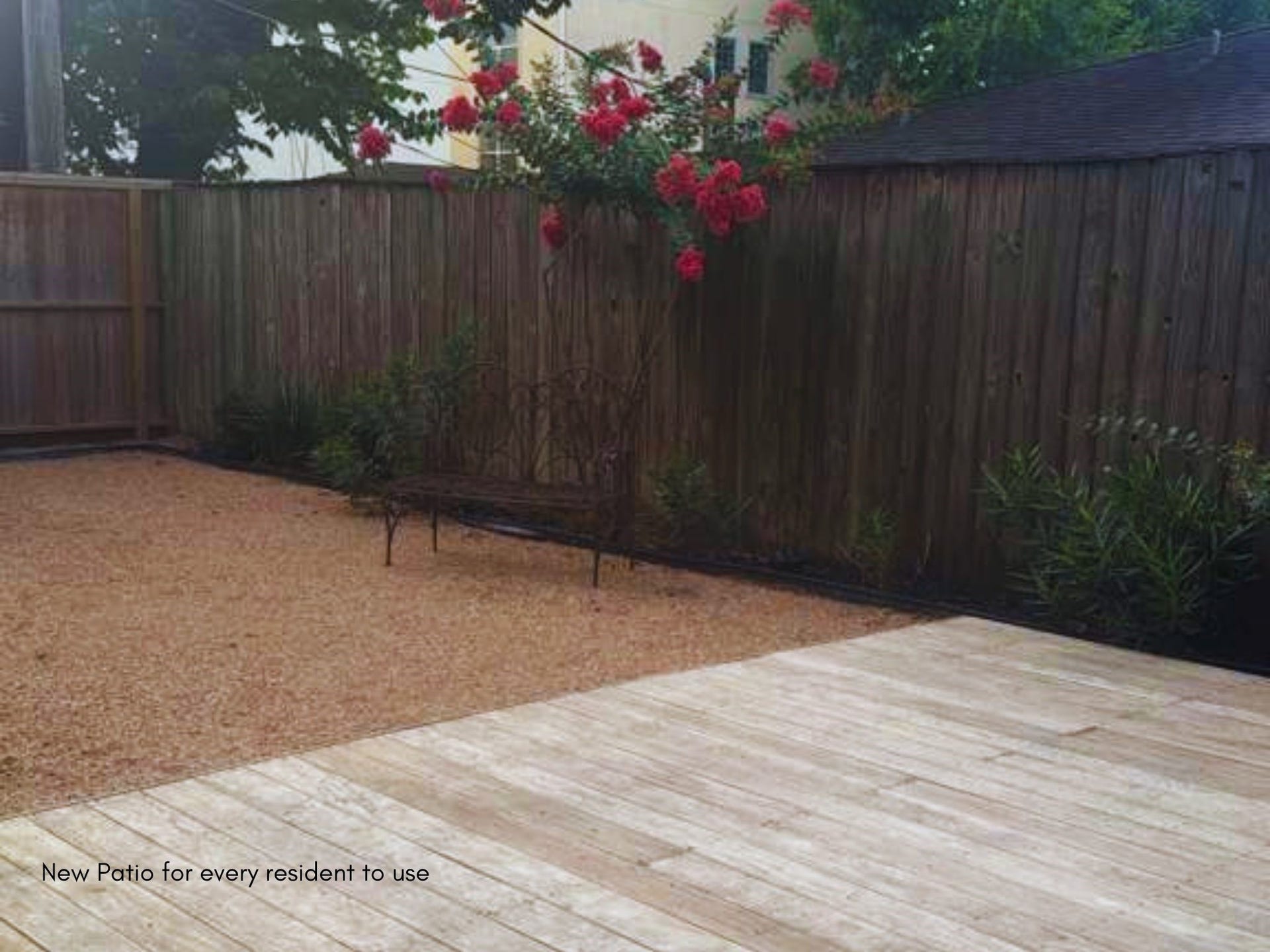 5712 Winsome Lane, #5, Houston, TX 77057 New patio for every resident to use.