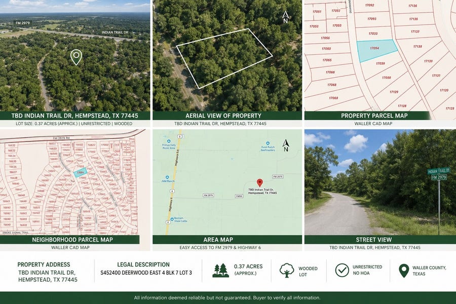 Property photo for TBD Indian Trail Drive, Hempstead, TX