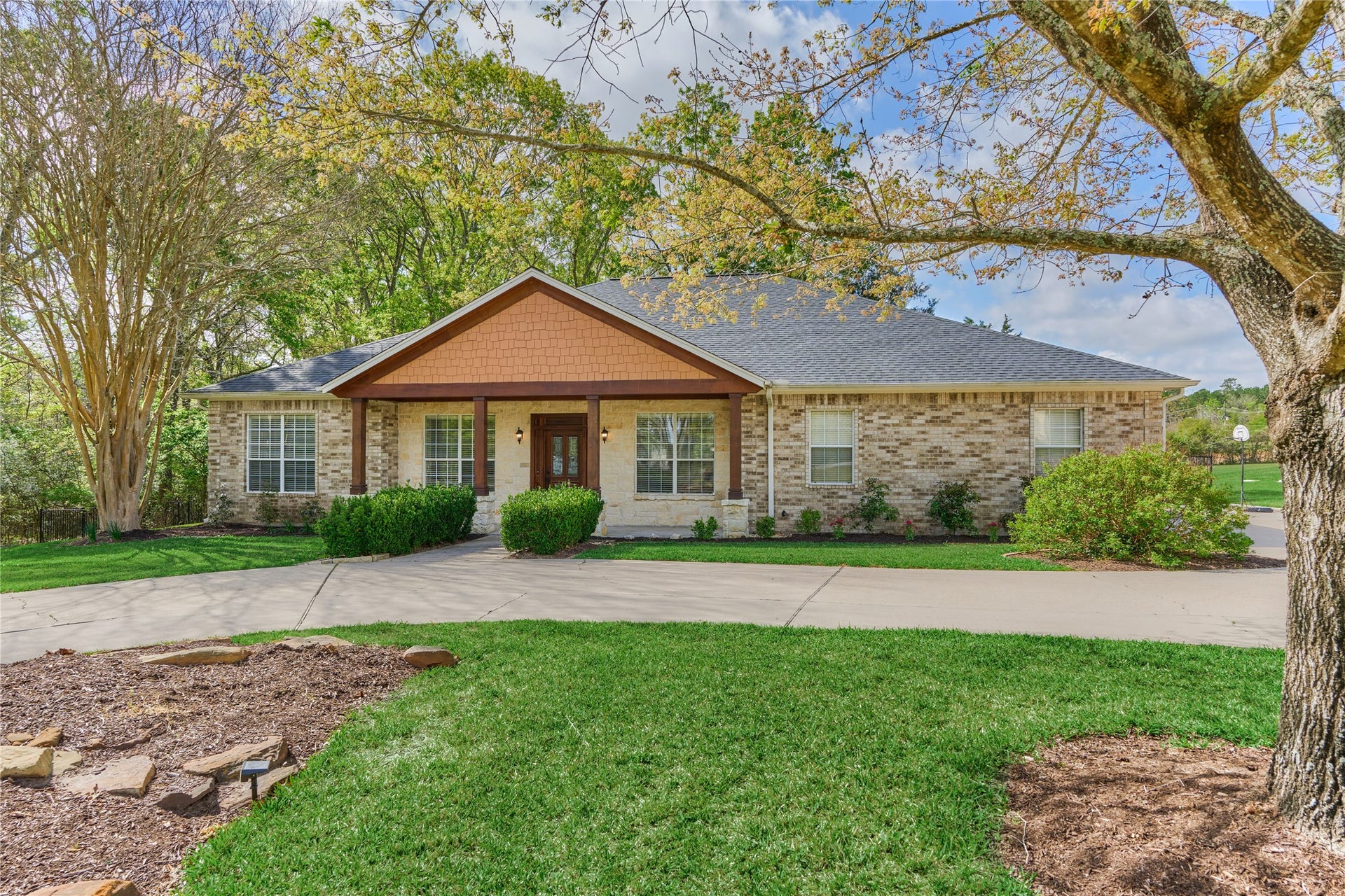 19959 Peel Road, Montgomery, TX 77356 Space, privacy, and room to breathethis is what sets this Grand Harbor property apart. Situated on over an acre with no neighbors currently directly behind or to one side, the homesite offers a rare sense of seclusion thats increasingly hard to find around Lake Conroe. Mature trees frame the property, while the expansive lot gives you plenty of space to enjoy the outdoors, entertain, garden, or simply relax on the covered patio and appreciate the quiet.