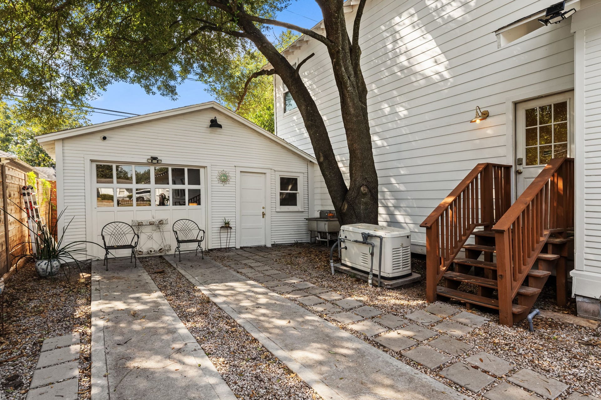 Garage has been built out and can be used as a guest house!