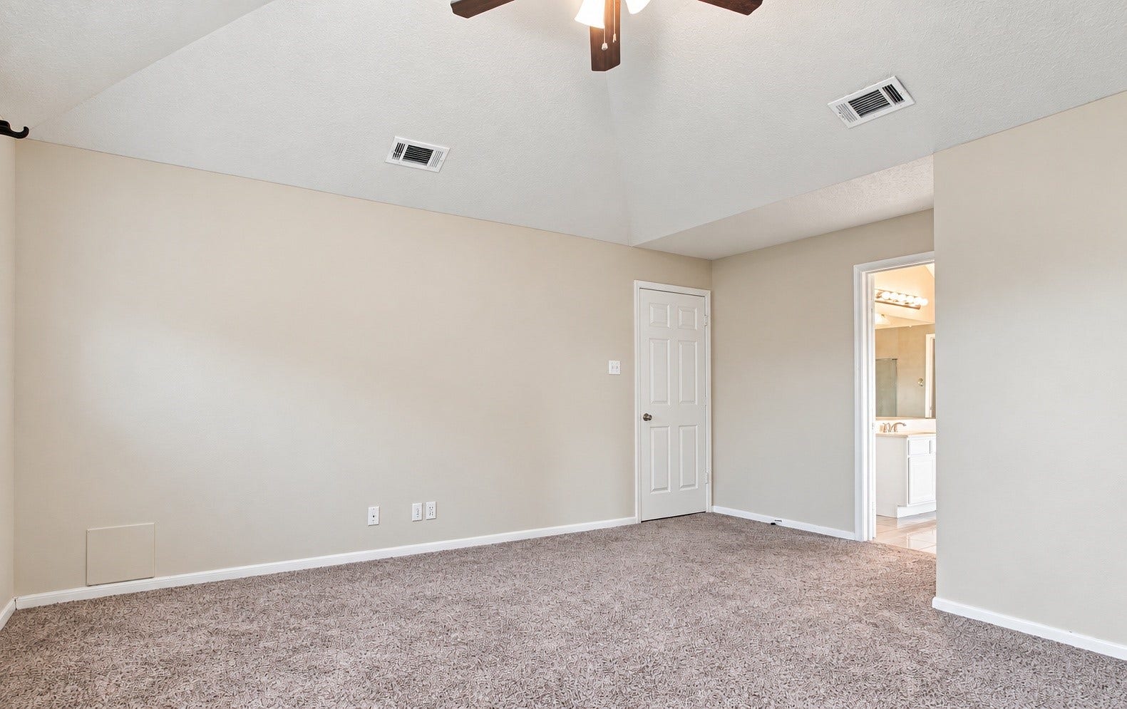 Another angle of the primary bedroom!