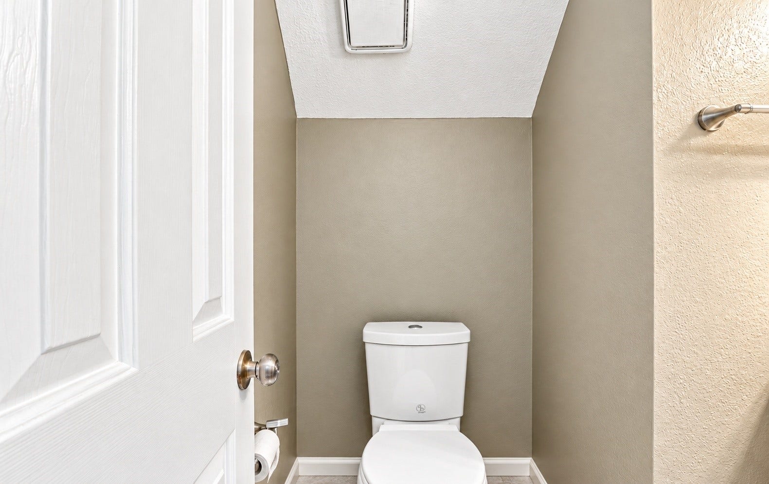 The half bathroom on the first floor!