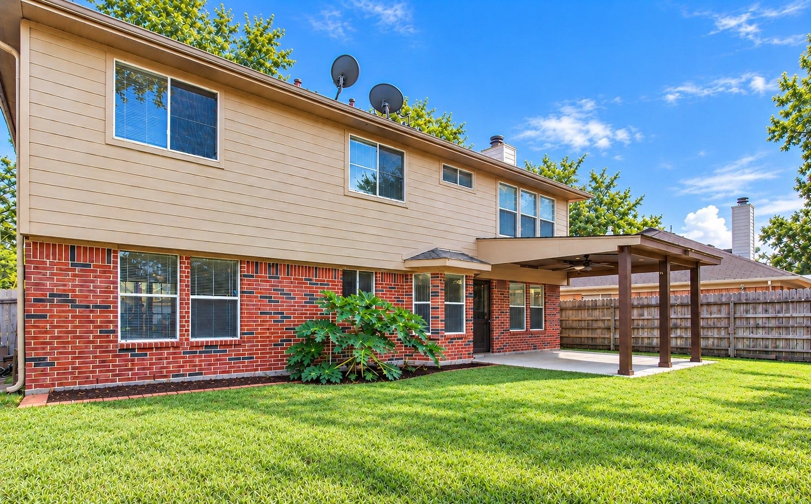 Another angle of the exterior of the home!