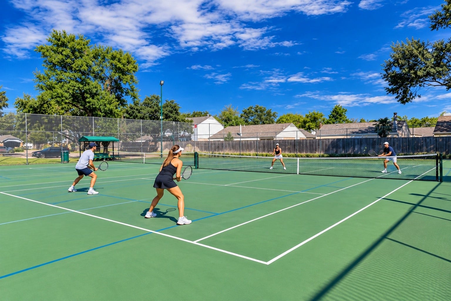 The HOA has a tennis court - lots of amenities!