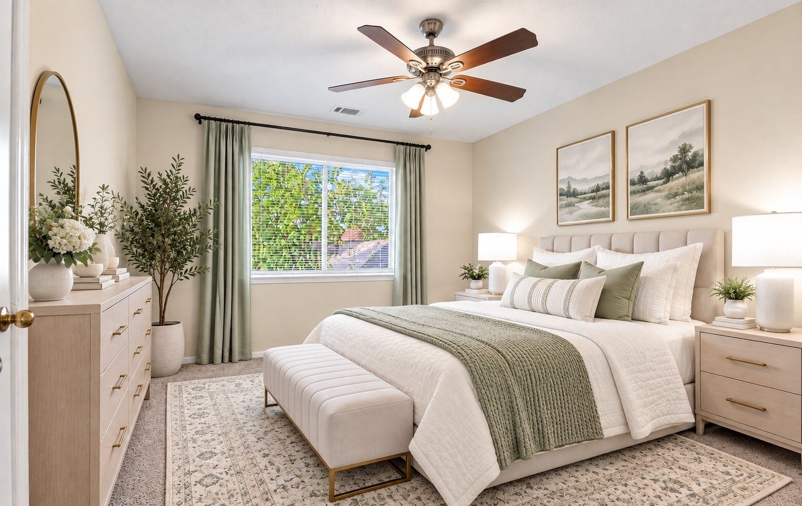 One of the secondary bedrooms!
*This photo has been virtually staged*