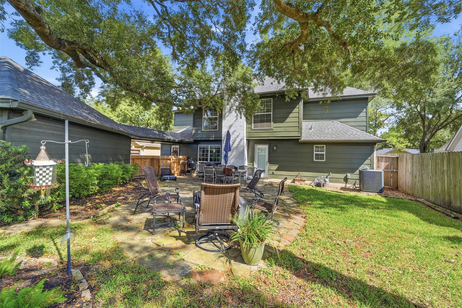 7611 Mauna Kai Drive, Houston, TX 77095 2 patio areas and still MORE backyard!!