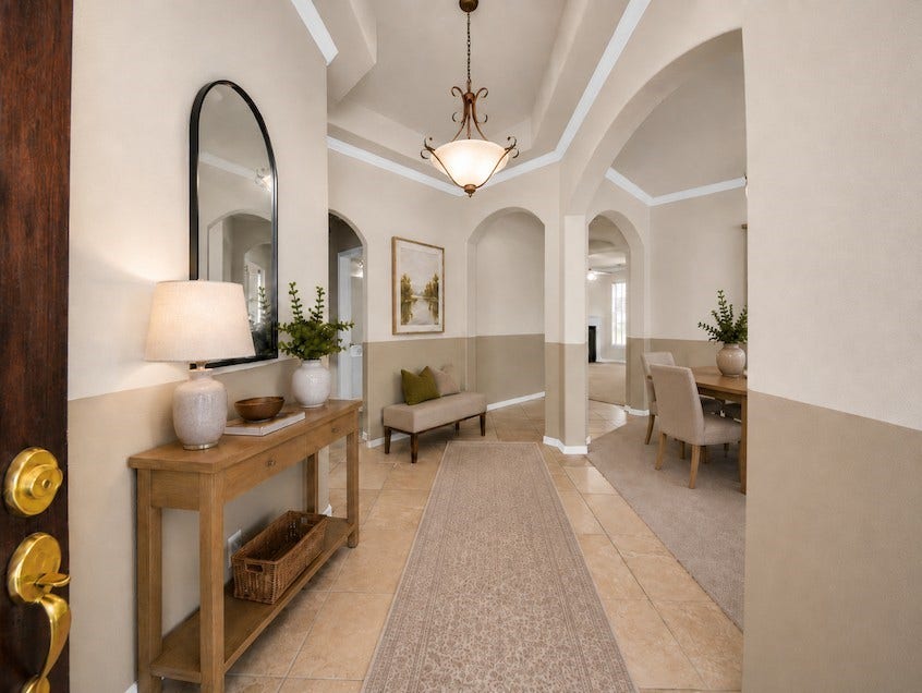 13935 Charterhouse Way, Sugar Land, TX 77498 Virtually staged entry hall