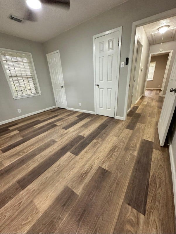 3731 Alberta Street, Houston, TX 77021 Master Bedroom - with master closet and large windows over looking backyard