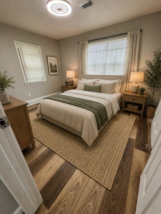 3731 Alberta Street, Houston, TX 77021 Secondary Bedroom- Virtually staged