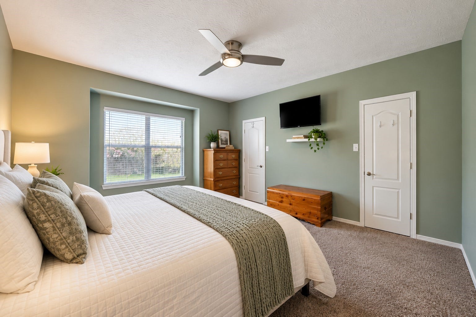 30610 N Sulphur Creek Drive, Magnolia, TX 77355 Primary suite - virtually staged