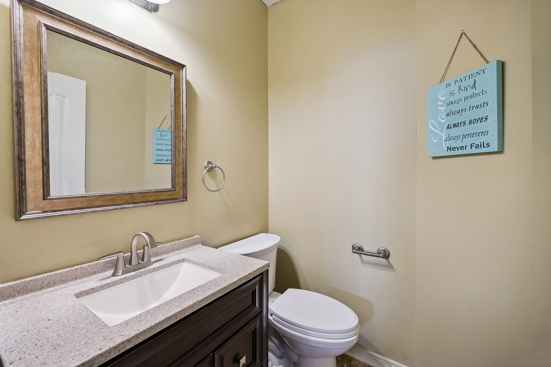 30610 N Sulphur Creek Drive, Magnolia, TX 77355 Powder bath on 1st floor