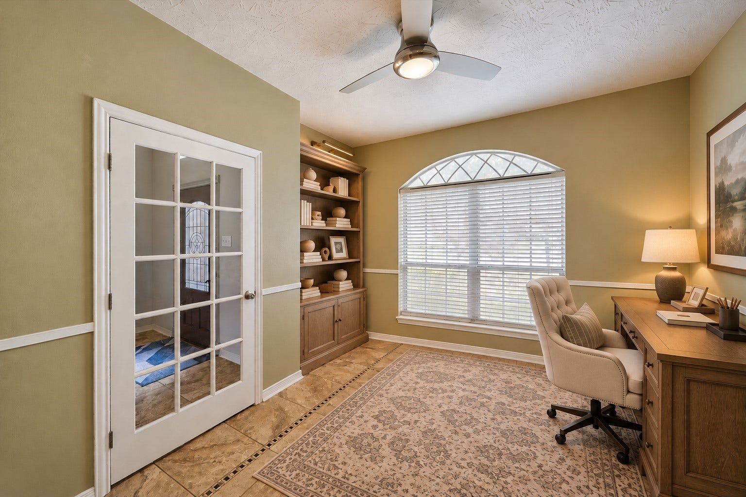 30610 N Sulphur Creek Drive, Magnolia, TX 77355 1st floor study - virtually staged
