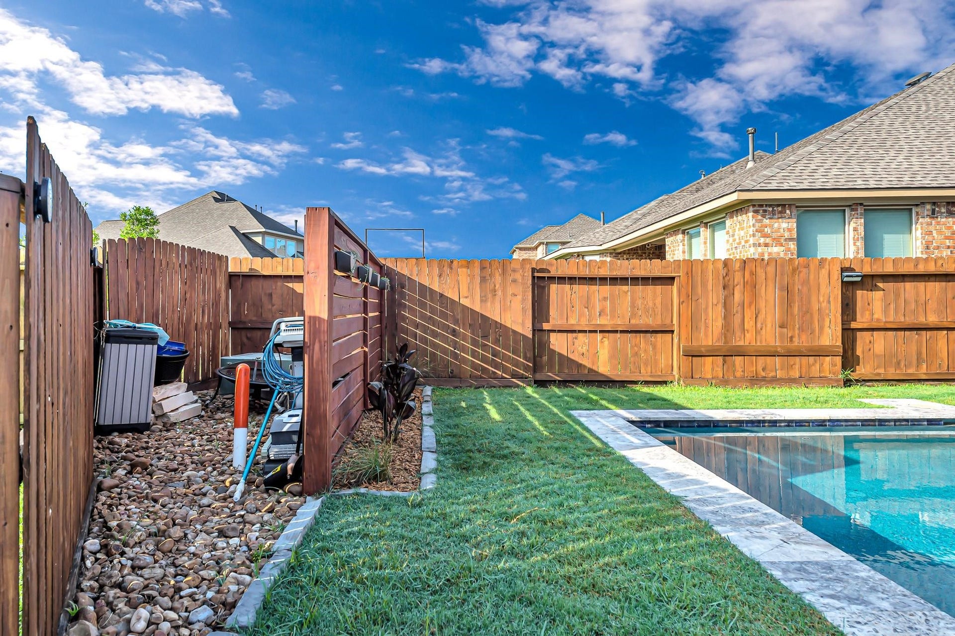 11618 Via Verdone Drive, Richmond, TX 77406 Storage space for pool accessories
