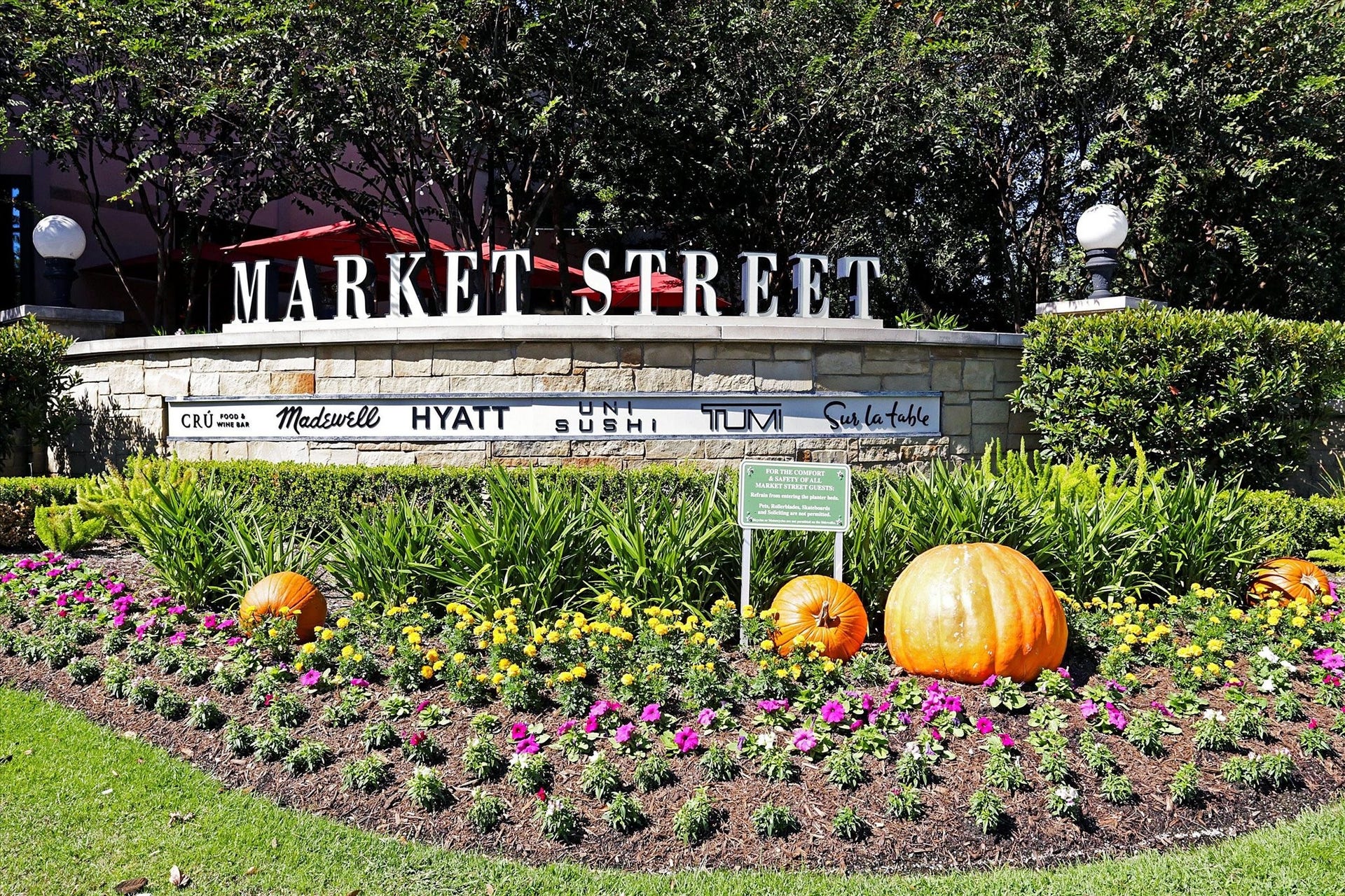 39 Currymead Place, The Woodlands, TX 77382 Market Street has a fantastic park in the middle for fun events or photos with friends while shopping or dining.